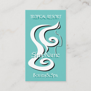 Beauty&Spa SalonTropical Resort Business Card