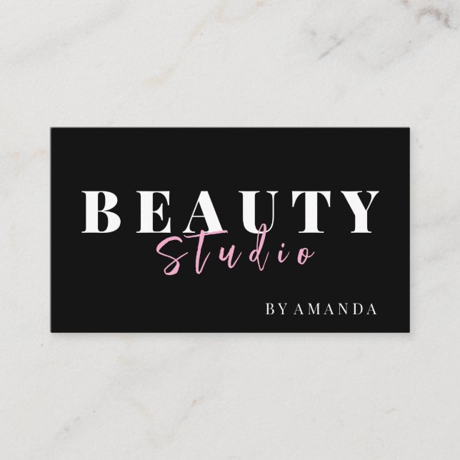 Beauty Studio Lashed Business Card (Front)