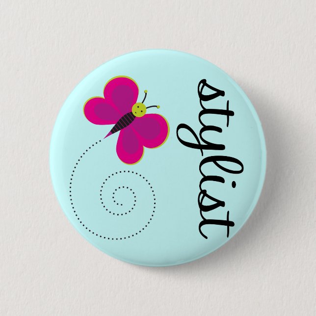 Beauty Stylist Button (Front)