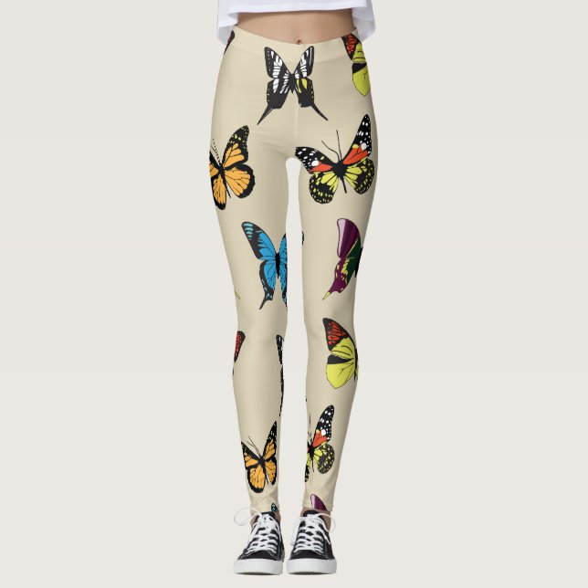Beauty & the Butterfly Leggings (Front)