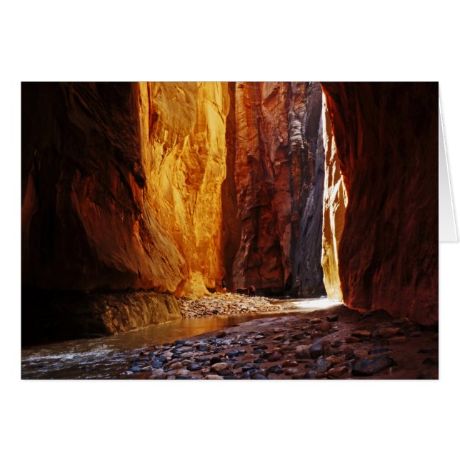 Beauty The Narrows Zion National Park Utah Blank (Front Horizontal)