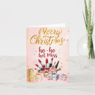 Beauty themed Christmas Card