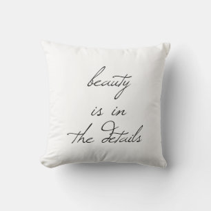 Beauty Throw Pillow