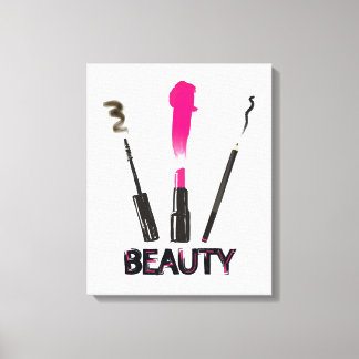 Beauty Tools Canvas Print
