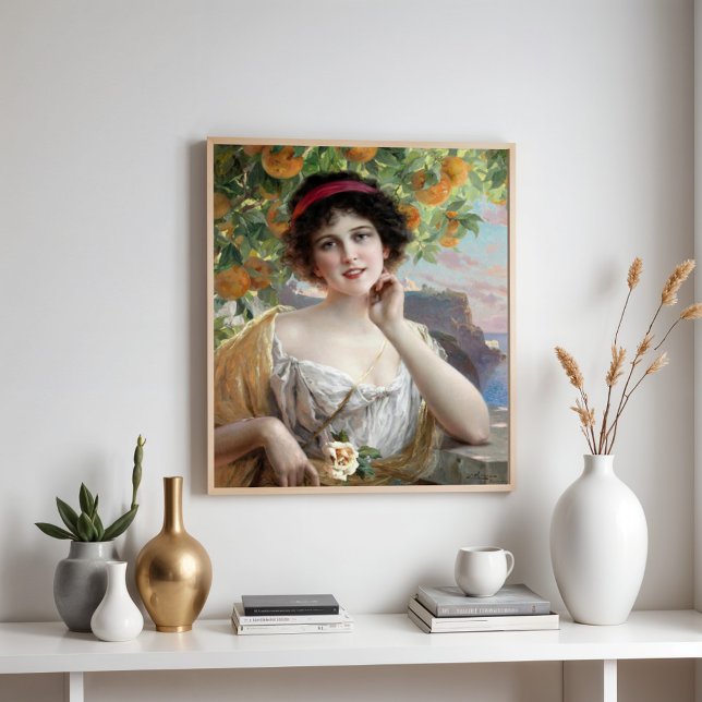 Beauty Under The Orange Tree, Fine Art Poster (Creator Uploaded)