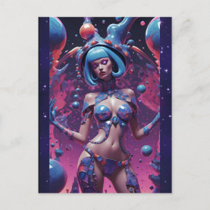 Beauty Wears My Crown - Ken Gauge Art Postcard