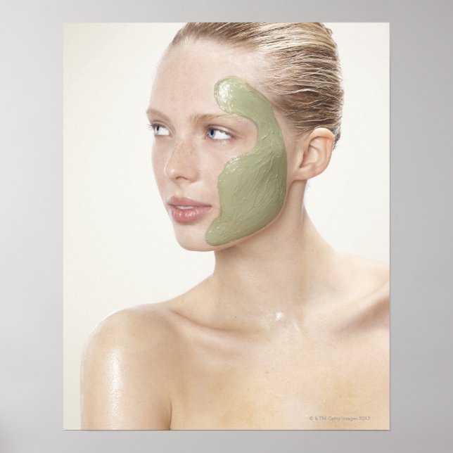 beauty, wet, spa, hair up, blonde, blue eyes poster (Front)