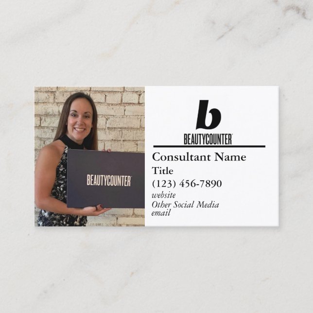 Beautycounter Business Card for Consultants (Front)