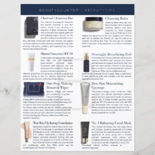 Beautycounter Tipsheet