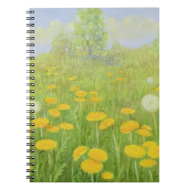 Beautyful Dandelion by Cargill, 1937 Notebook (Front)