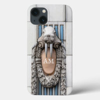 Beaux Arts Walrus Sculpture Custom Monogram