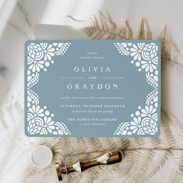 Beaux Arts Wedding Invitation | Tourmaline (Creator Uploaded)