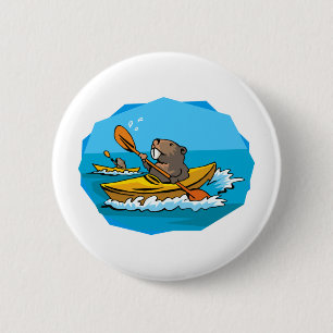 Beaver 6 Cm Round Badge