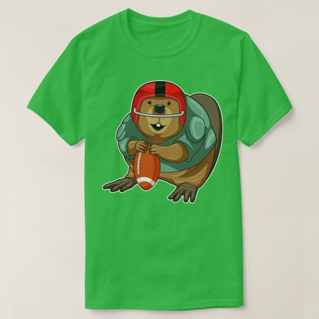 Beaver American T-Shirt (Design Front)