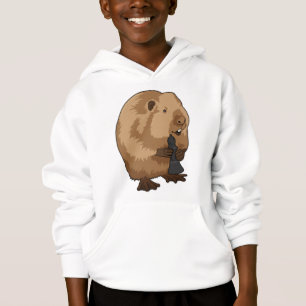Beaver at Chess with Chess piece Bishop