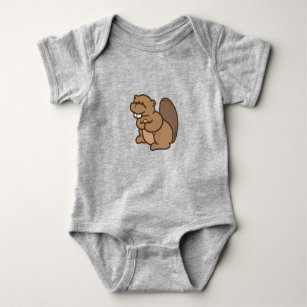 Beaver Baby Bodysuit