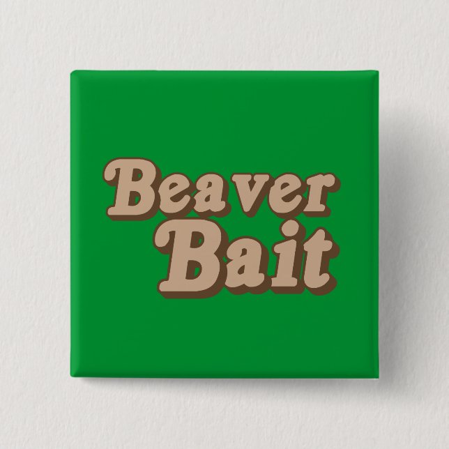 Beaver Bait 15 Cm Square Badge (Front)