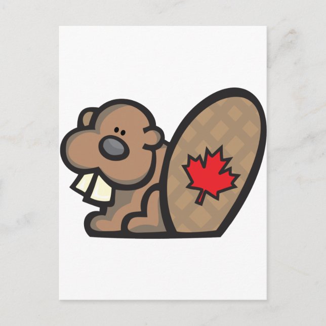 Beaver Canada Postcard (Front)