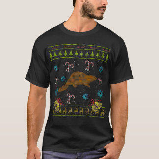 Beaver Christmas Ugly Shirt Sweater Ugly Design