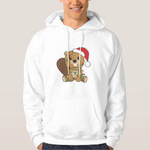 Beaver Christmas Winter Animals Beaver Hoodie