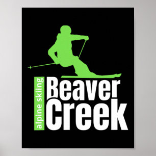 Beaver Creek Alpine Skiing Winter Sport Poster