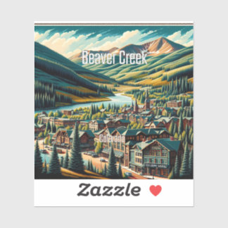 Beaver Creek Colorado 3 Inch Vinyl Sticker