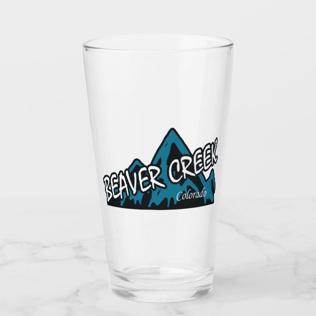 Beaver Creek Colorado Mountains Glass (Front)