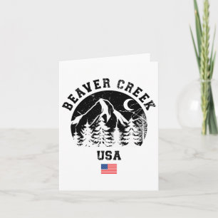 Beaver Creek Colorado Ski Resort Alpine Skiing Ame Card