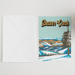 Beaver Creek Ski Area Winter Colorado Vintage Postcard<br><div class="desc">Beaver Creek Winter art design showcasing the winter landscape.</div>