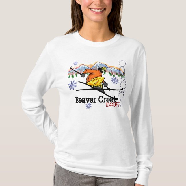 Beaver Creek ski mountain elevation hoodie T-Shirt (Front)