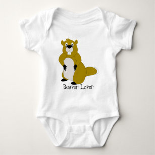 Beaver Design Baby Bodysuit