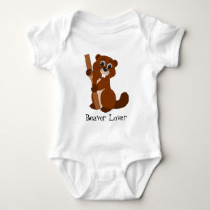 Beaver Design Baby Bodysuit