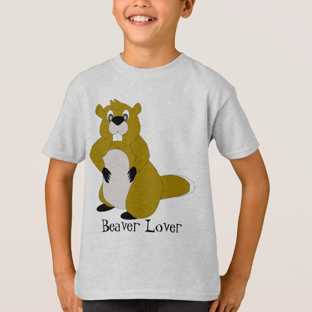 Beaver Design T-Shirt (Front)