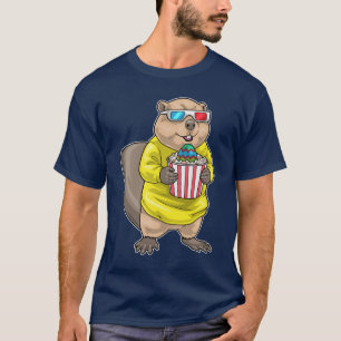 Beaver Easter Movie theater T-Shirt