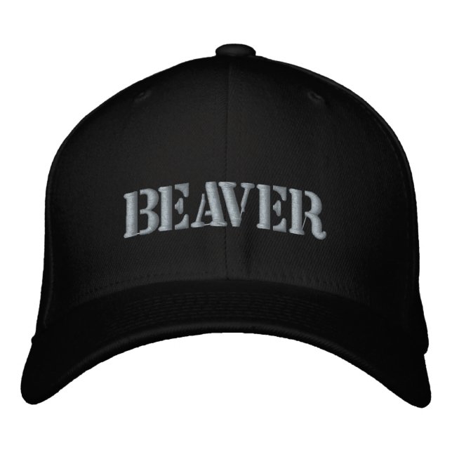 BEAVER EMBROIDERED HAT (Front)