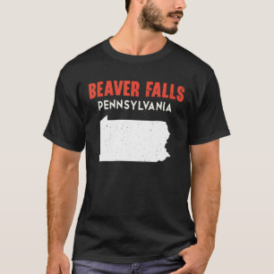 Beaver Falls Pennsylvania USA State America Travel T-Shirt
