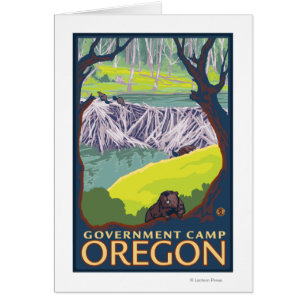 Beaver Family - Government Camp, Oregon