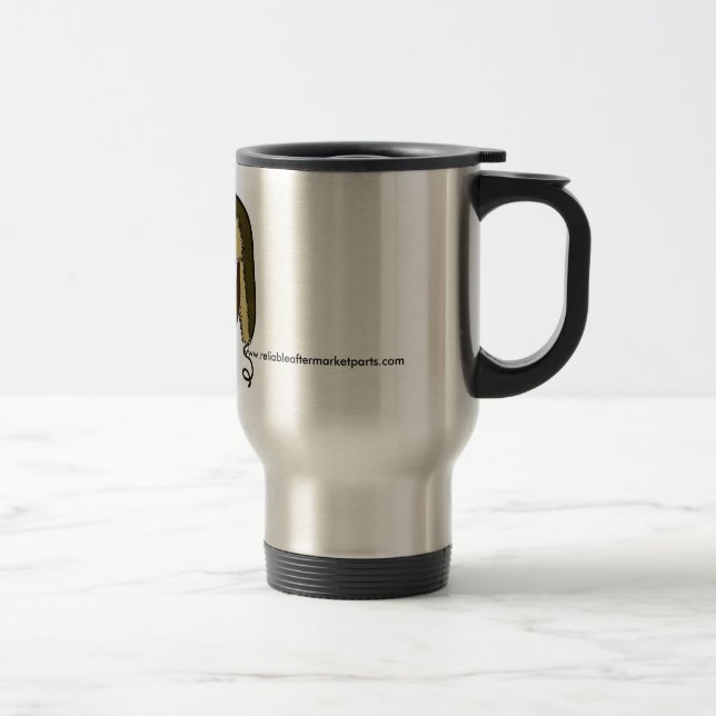 Beaver Hat Bill Travel Mug (Right)