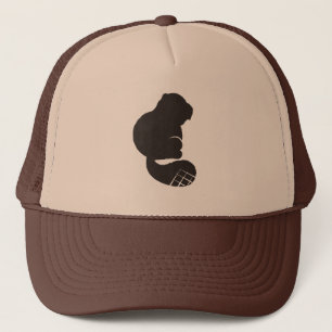 Beaver Icon, Nocturnal Rodent Trucker Hat