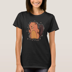 Beaver Is In A Good Mood And Dances T-Shirt