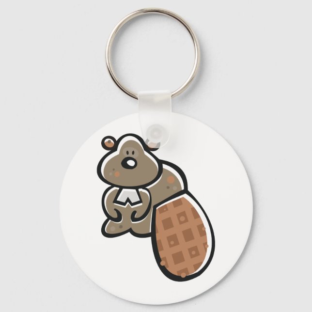 Beaver Key Ring (Front)