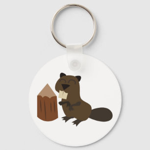 Beaver Key Ring