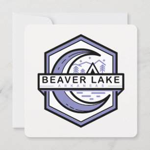 BEAVER LAKE Arkansas moon hexa Invitation