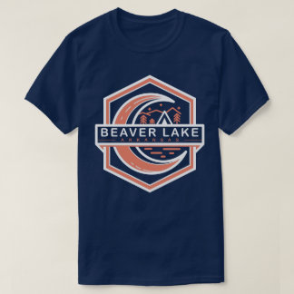 beaver lake arkansas moon shine hexa T-Shirt