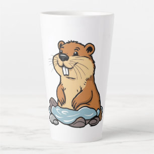 Beaver Latte Mug