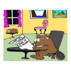 Beaver Living Wills Funny Rick London Poster