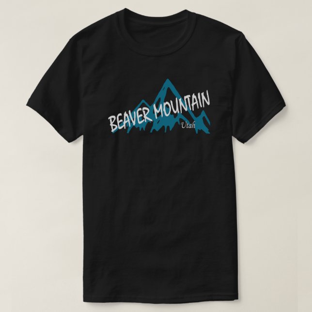 Beaver Mountain Resort Mountains T-Shirt (Design Front)