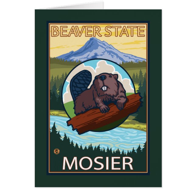 Beaver & Mt. Hood - Mosier, Oregon (Front)