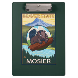 Beaver & Mt. Hood - Mosier, Oregon Clipboard