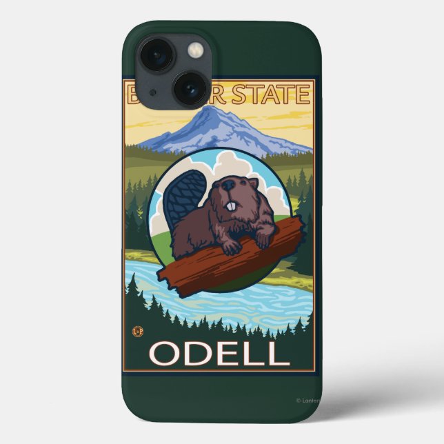 Beaver & Mt. Hood - Odell, Oregon Case-Mate iPhone Case (Back)